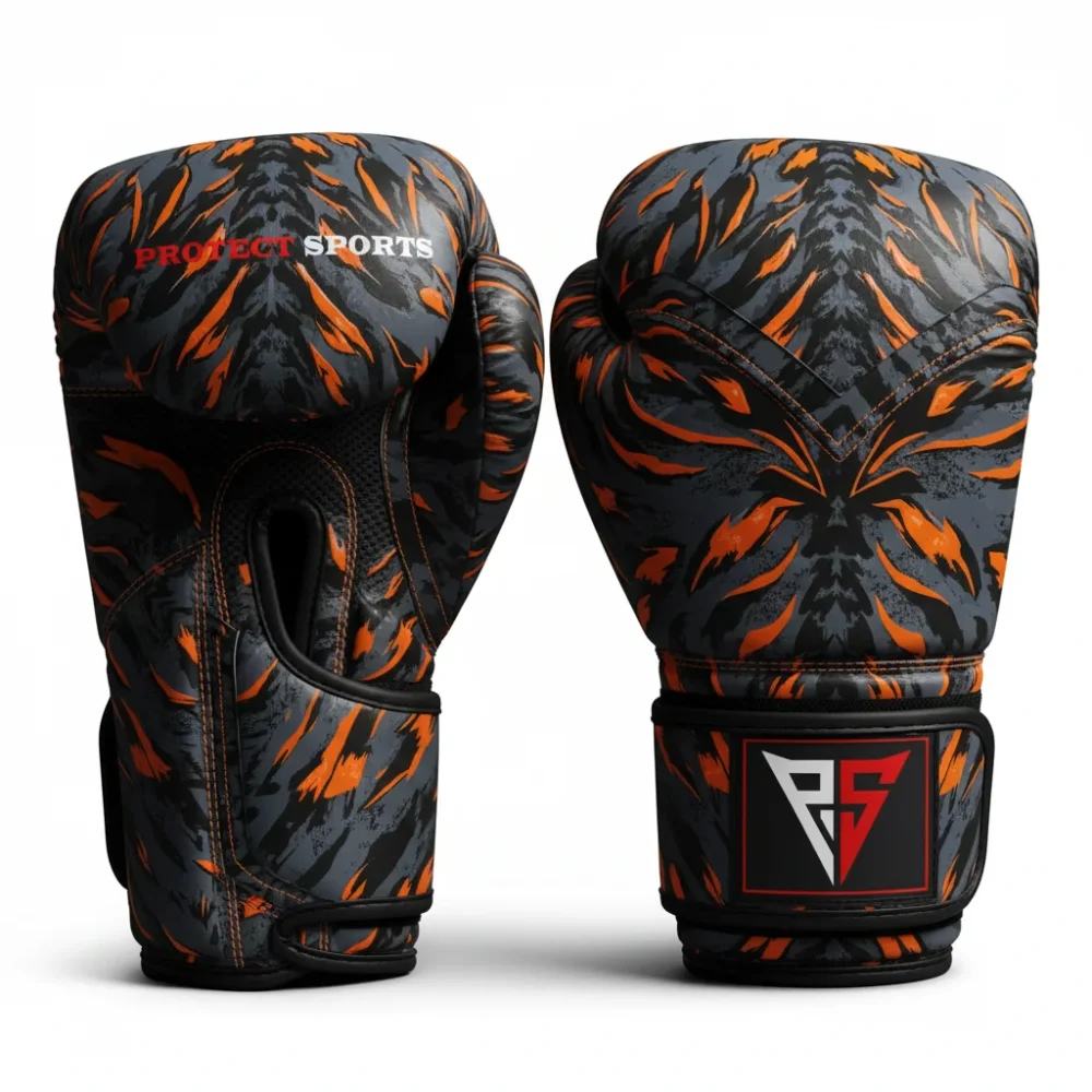 Customized Boxing Gloves UV Printed
